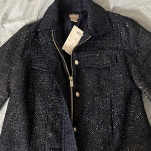 Chico's Navy Textured Jacket